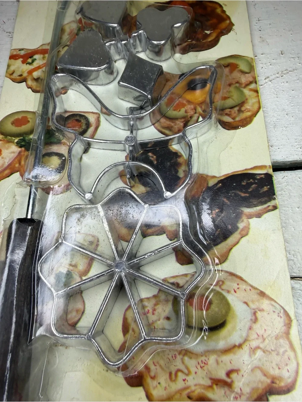 NOS Vintage Patty Shell Molds Set of 3 Pure Aluminum Pastry Utensil